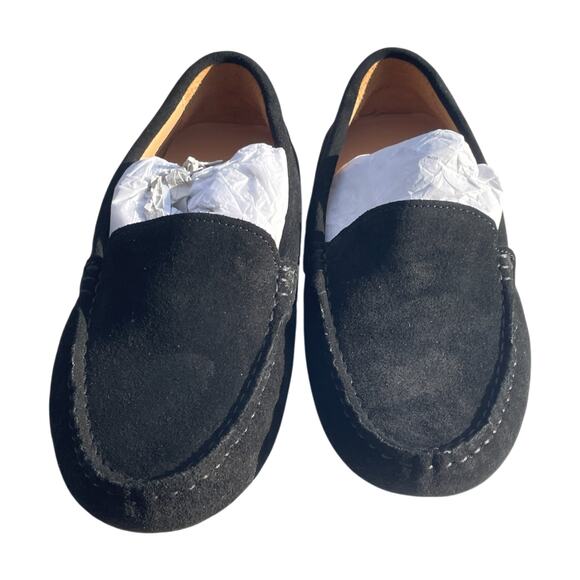 New! Quince 00% Suede Driver Loafer Size 5 Black - Picture 7 of 7